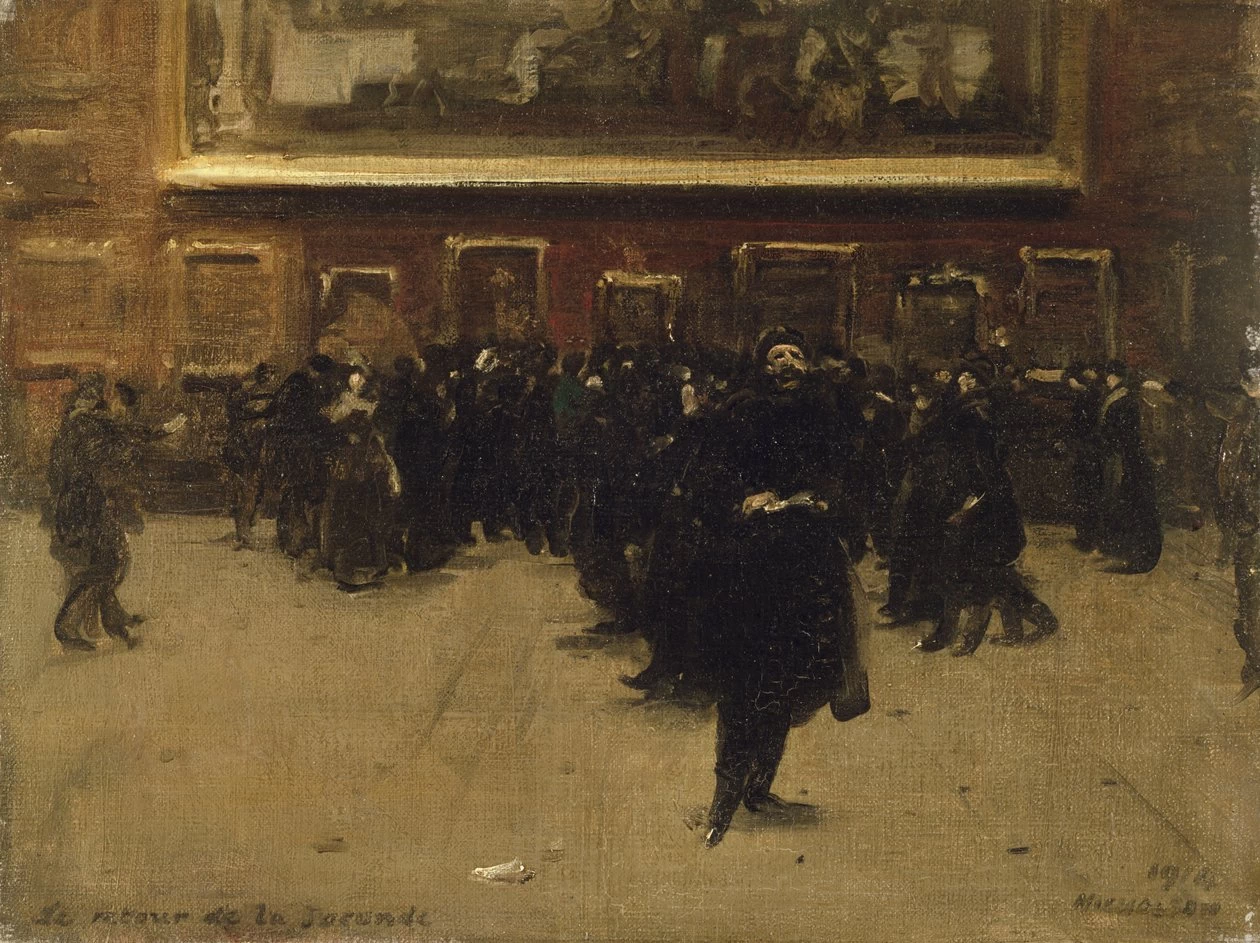 William Newzam Prior Nicholson - Il ritorno della Gioconda